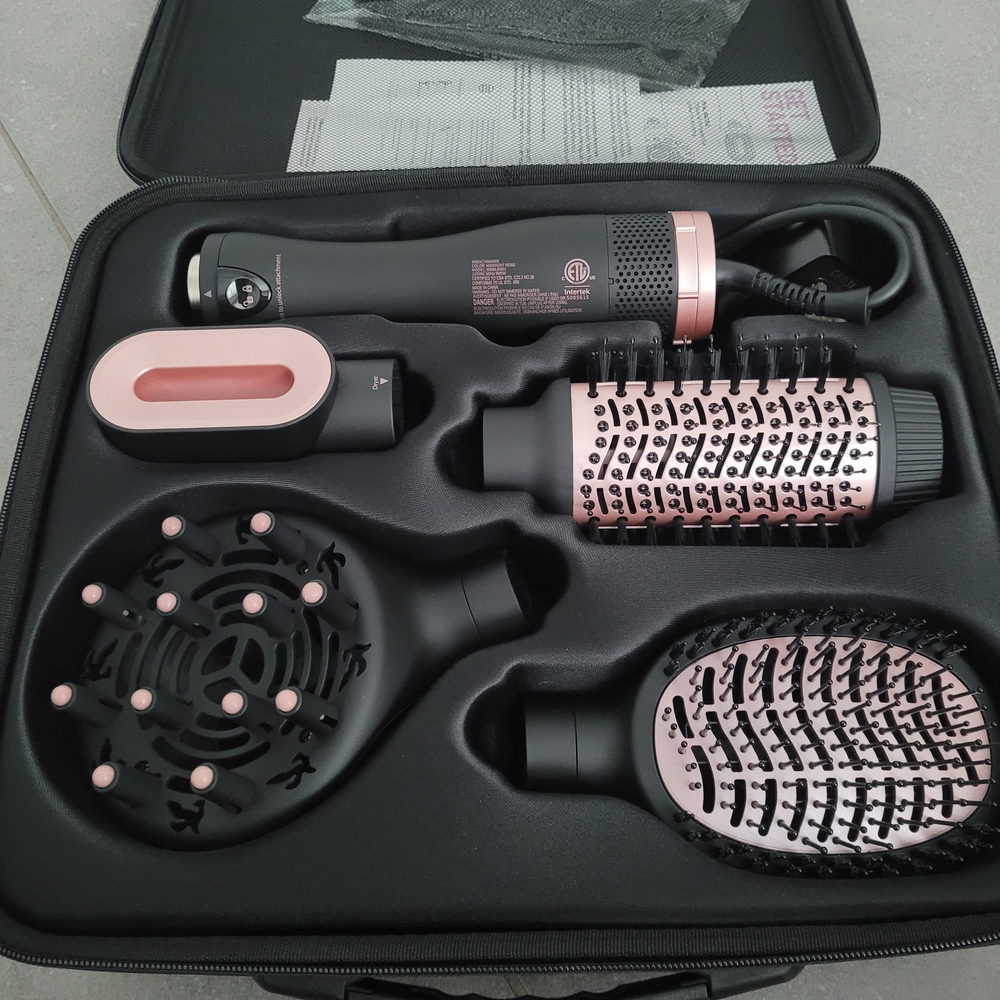 The Beachwaver Co. Black and Pink Hair Tool Set